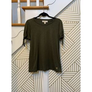 Michael Michael Kors Short Sleeve Women Scoop Neck Blouse